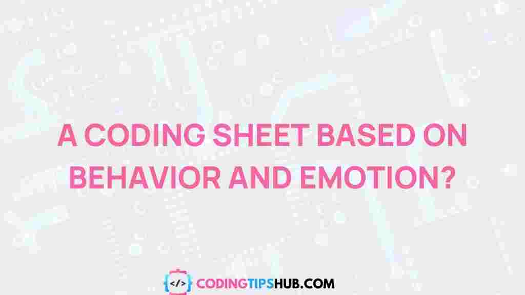 coding-emotions-connection