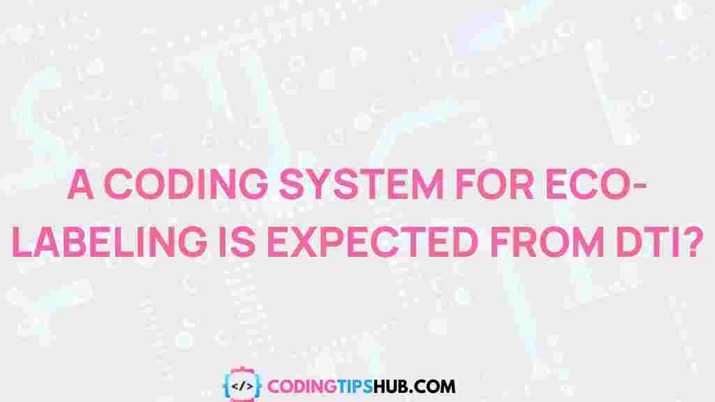 dti-eco-labeling-coding-system
