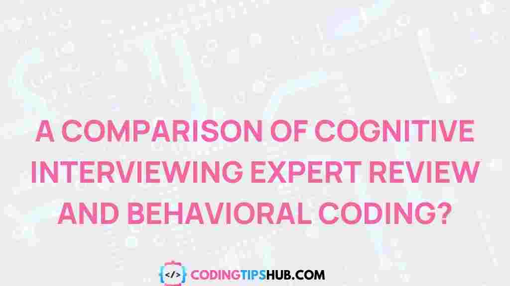 cognitive-interviewing-expert-review-behavioral-coding