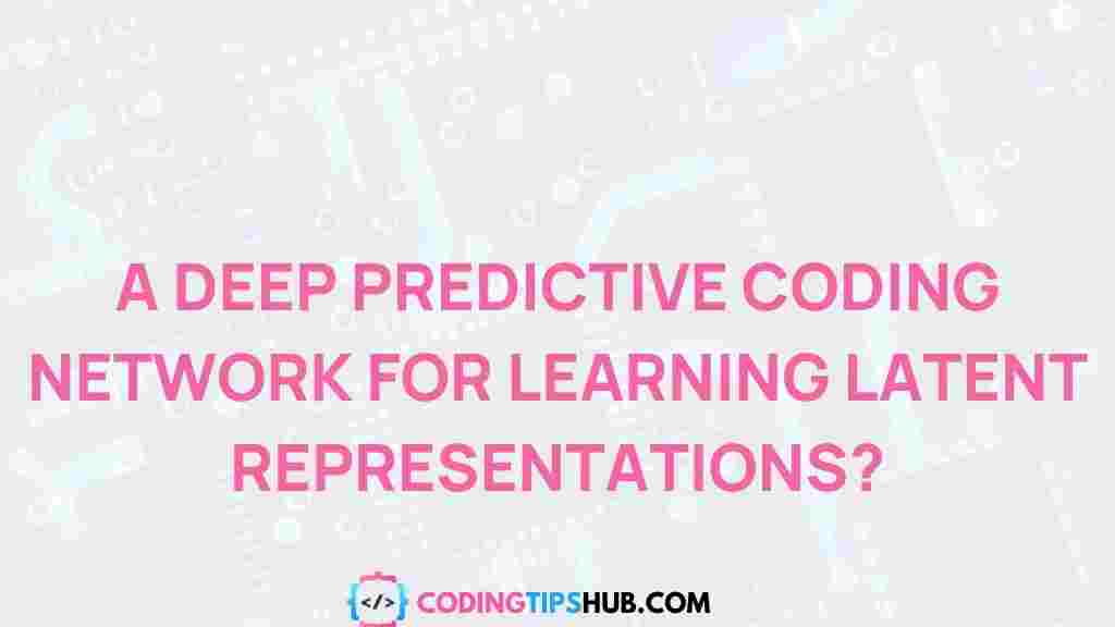 deep-predictive-coding-network