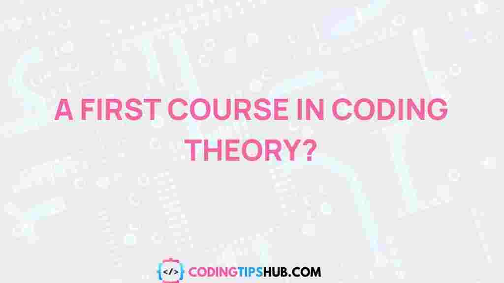 coding-theory-exploration
