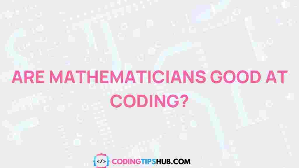 mathematicians-coding-connection