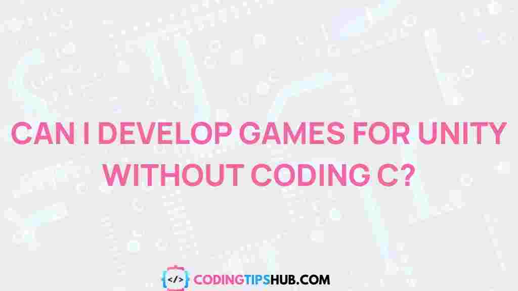 game-development-unity-no-coding