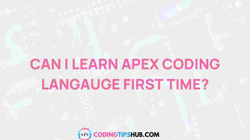apex-coding-language-beginners
