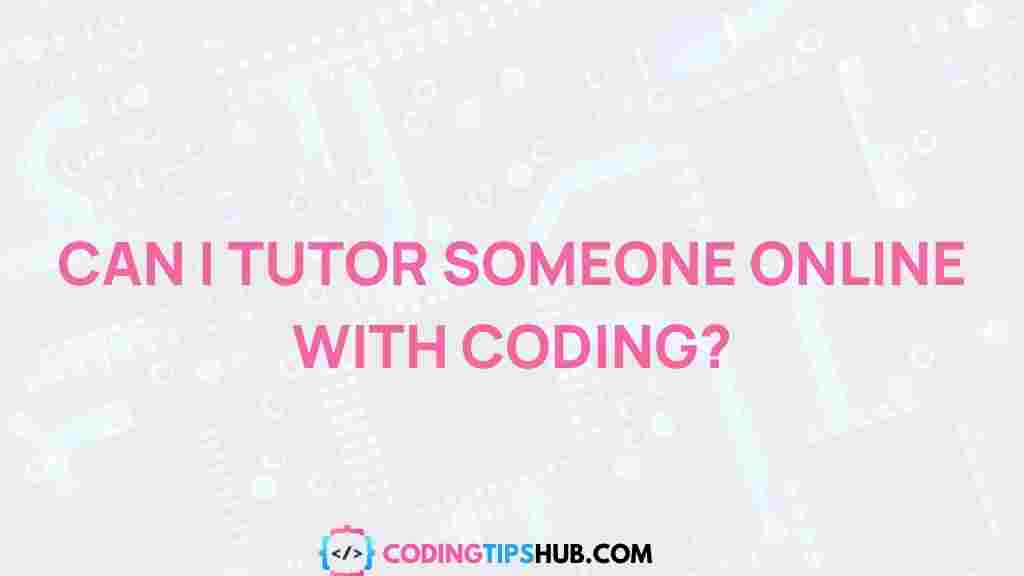online-coding-tutoring