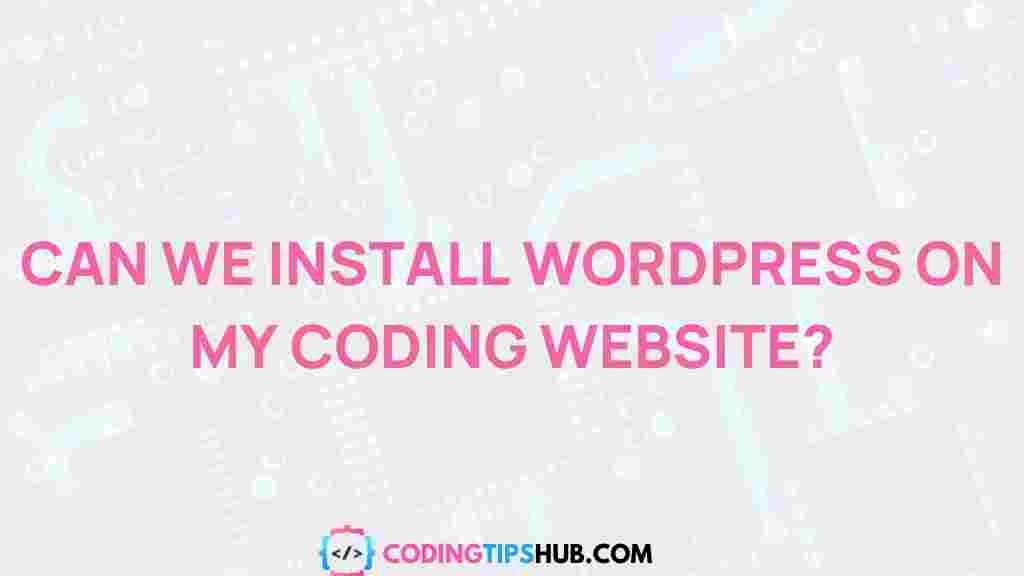 wordpress-coding-website