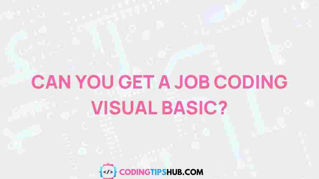 visual-basic-coding-job-opportunities