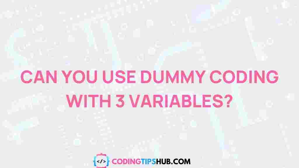 dummy-coding-variables