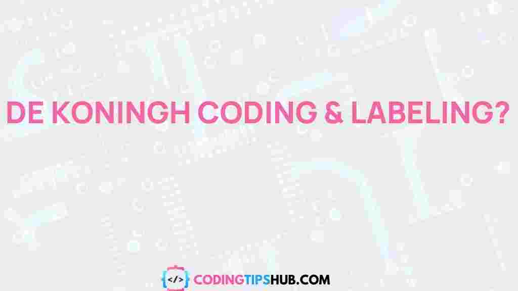 de-koningh-coding-labeling