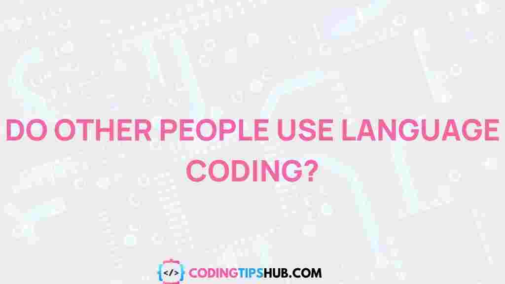 language-coding-usage