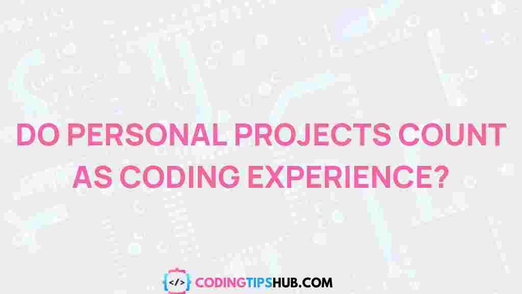 personal-projects-coding-experience