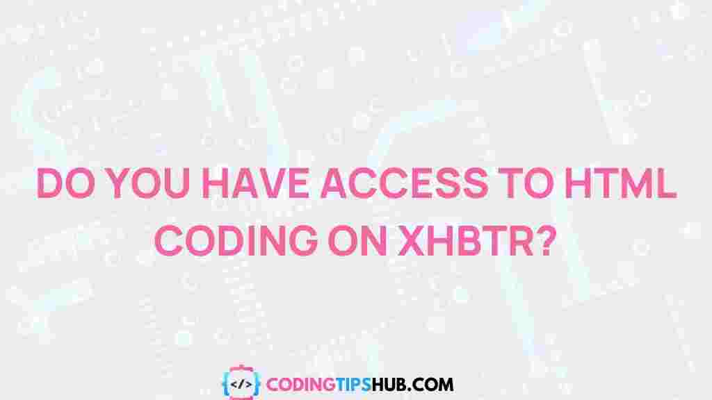 html-coding-xhbtr