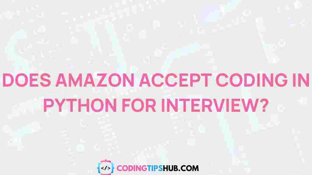 amazon-python-coding-interview