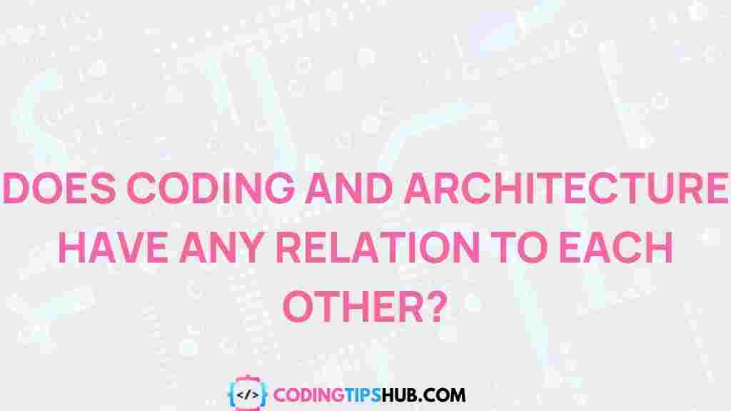 coding-architecture-relationship