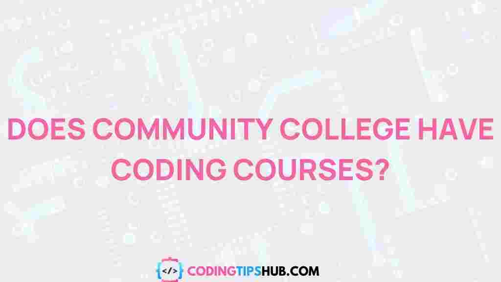 community-college-coding-courses