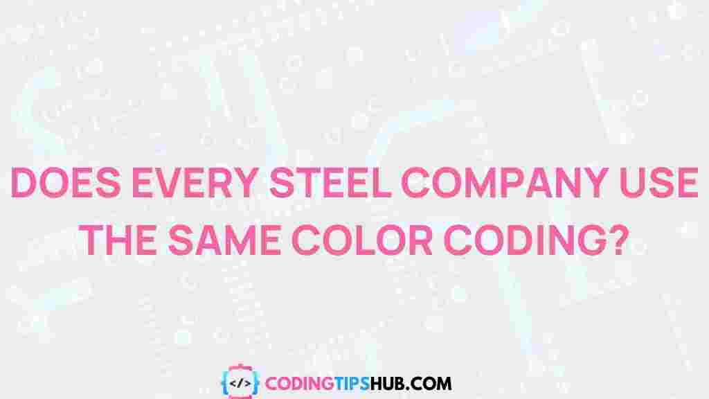 steel-company-color-coding