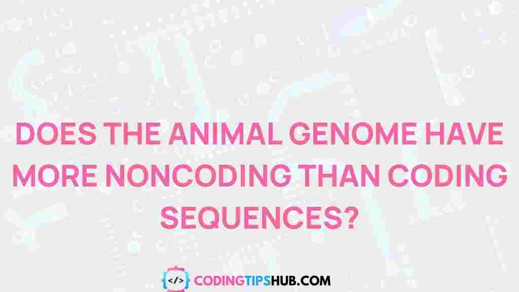 animal-genome-noncoding-sequences