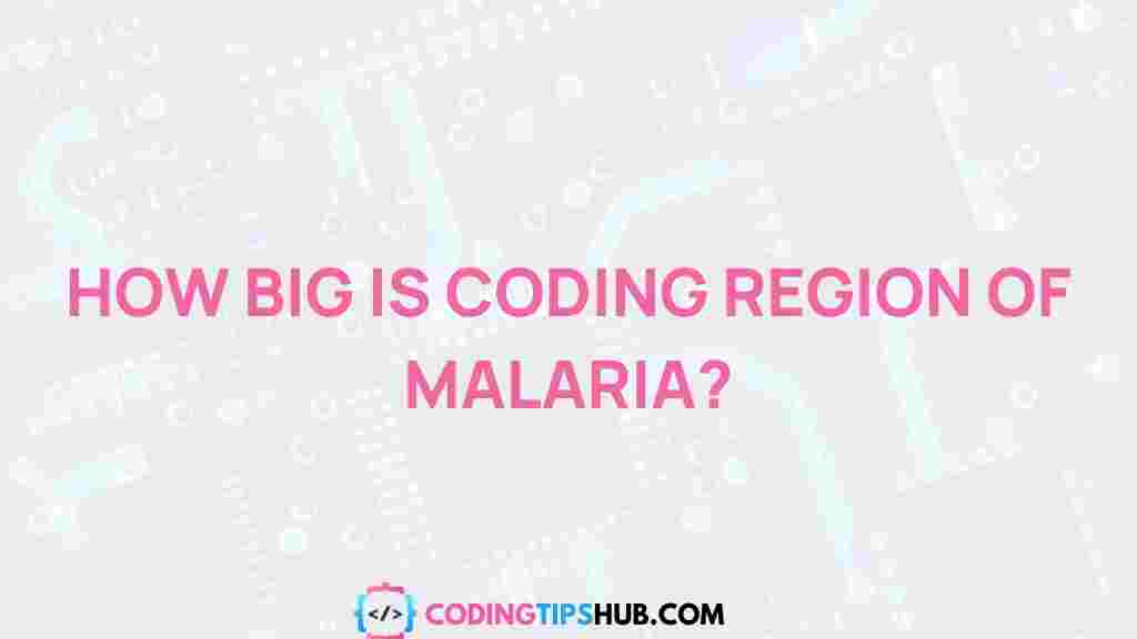 malaria-coding-region-size