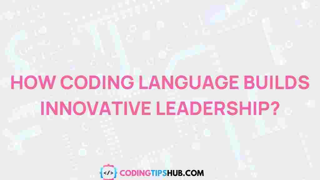 innovative-leadership-coding-language