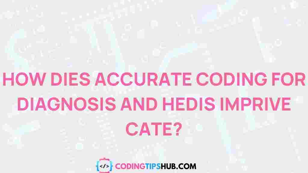 accurate-coding-diagnosis-HEDIS-impact