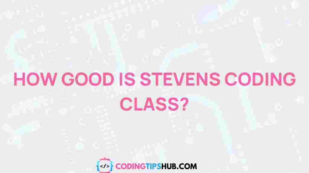 stevens-coding-class-review