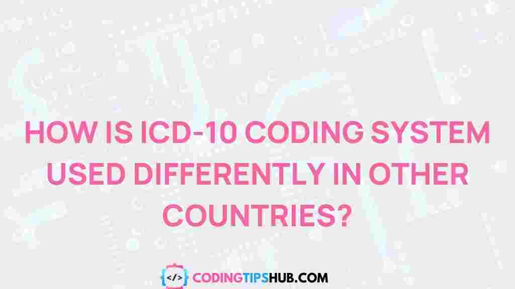 icd-10-global-variances