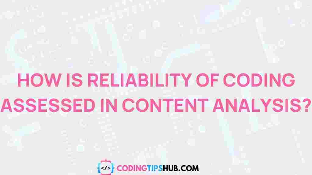 assessing-coding-reliability