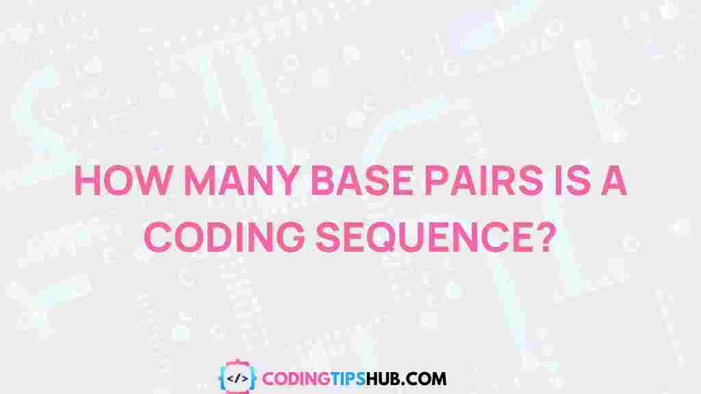 base-pairs-coding-sequence