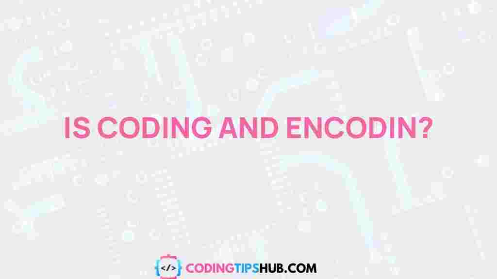 coding-encoding-exploration