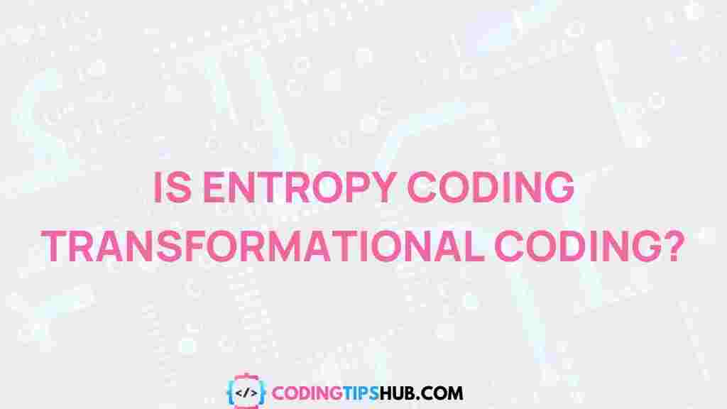 entropy-coding-exploration