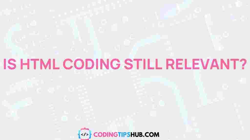 html-coding-relevance