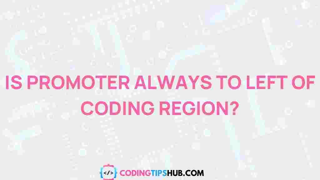 promoter-placement-coding-regions