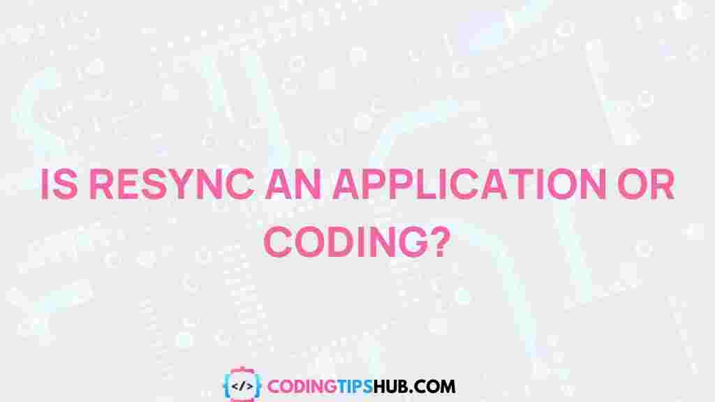 resync-application-coding