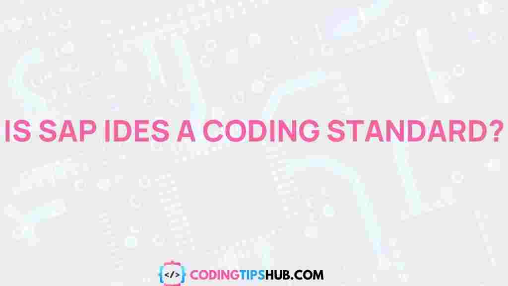 sap-ides-coding-standard