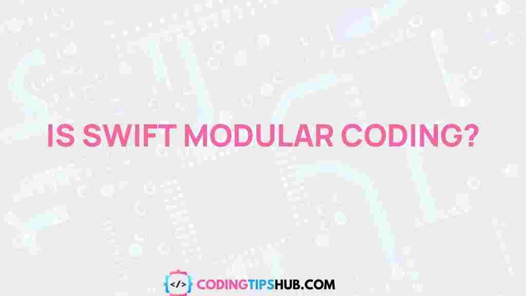 swift-modular-coding
