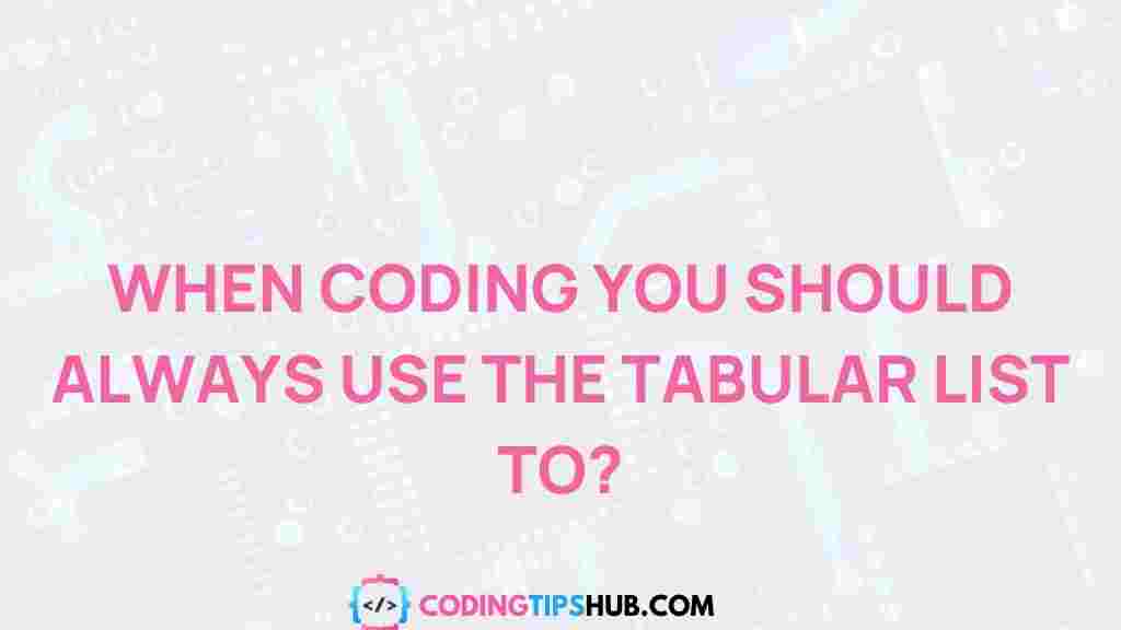 coding-tabular-lists