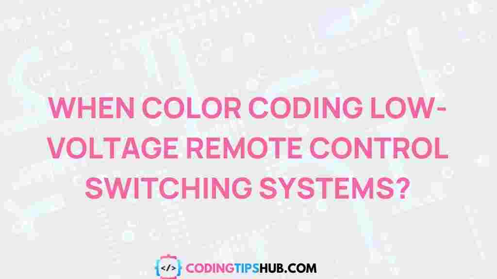color-coding-remote-control-switching-systems